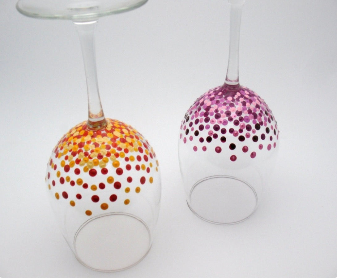 October 17th Wine Glass Painting Class at The Thirsty Owl Saratoga, 4:00-6:00pm