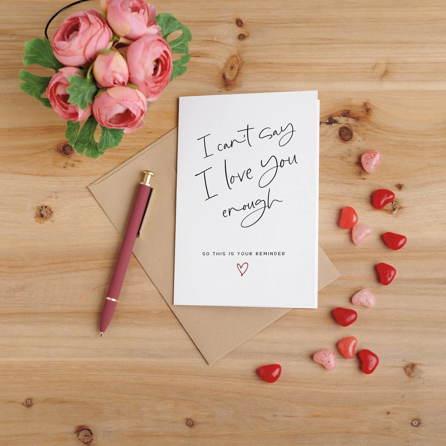 Greeting Card - Love You