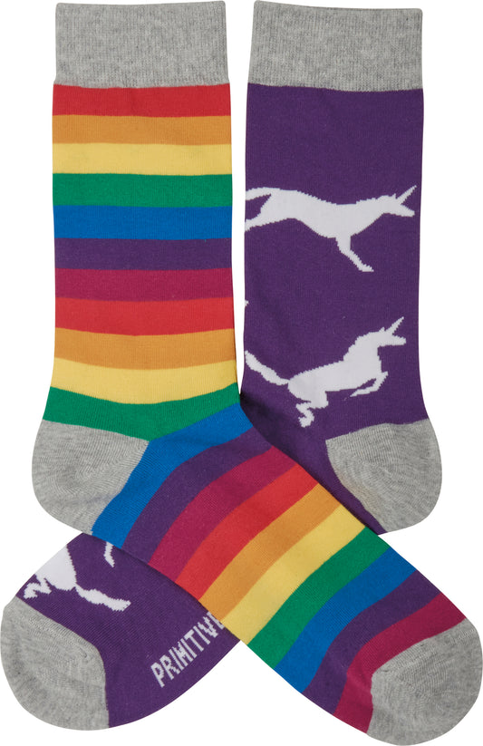 Socks - Rainbows & Unicorns