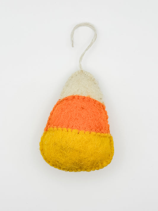 Felt Candy Corn Ornament
