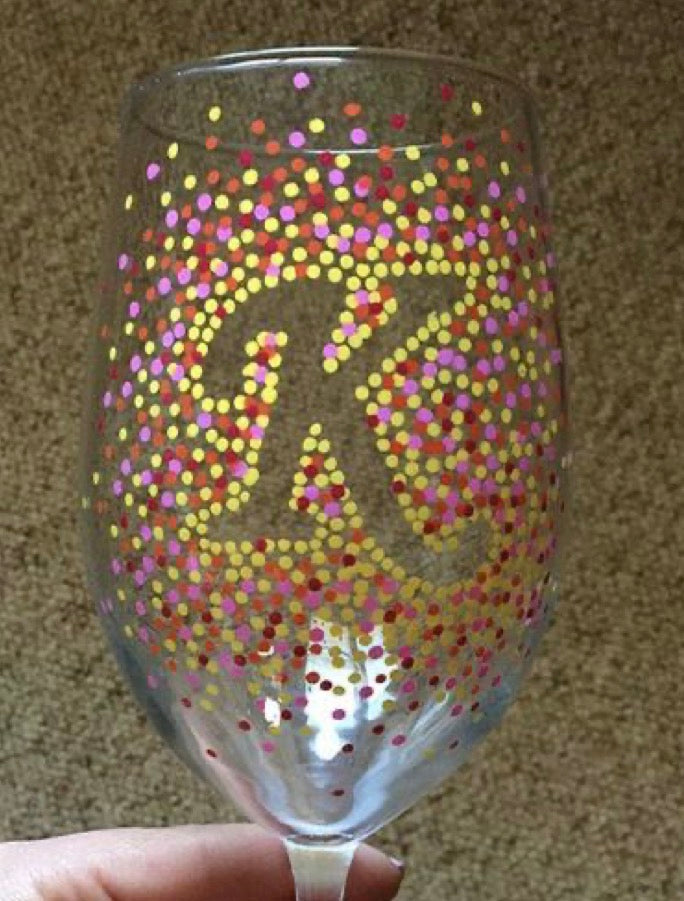 October 17th Wine Glass Painting Class at The Thirsty Owl Saratoga, 4:00-6:00pm