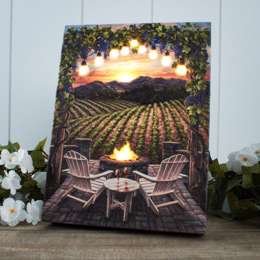 Glow Decor - Wine At Sunset