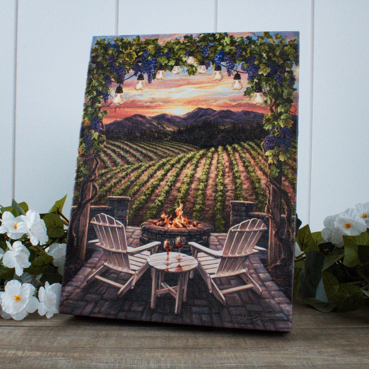 Glow Decor - Wine At Sunset