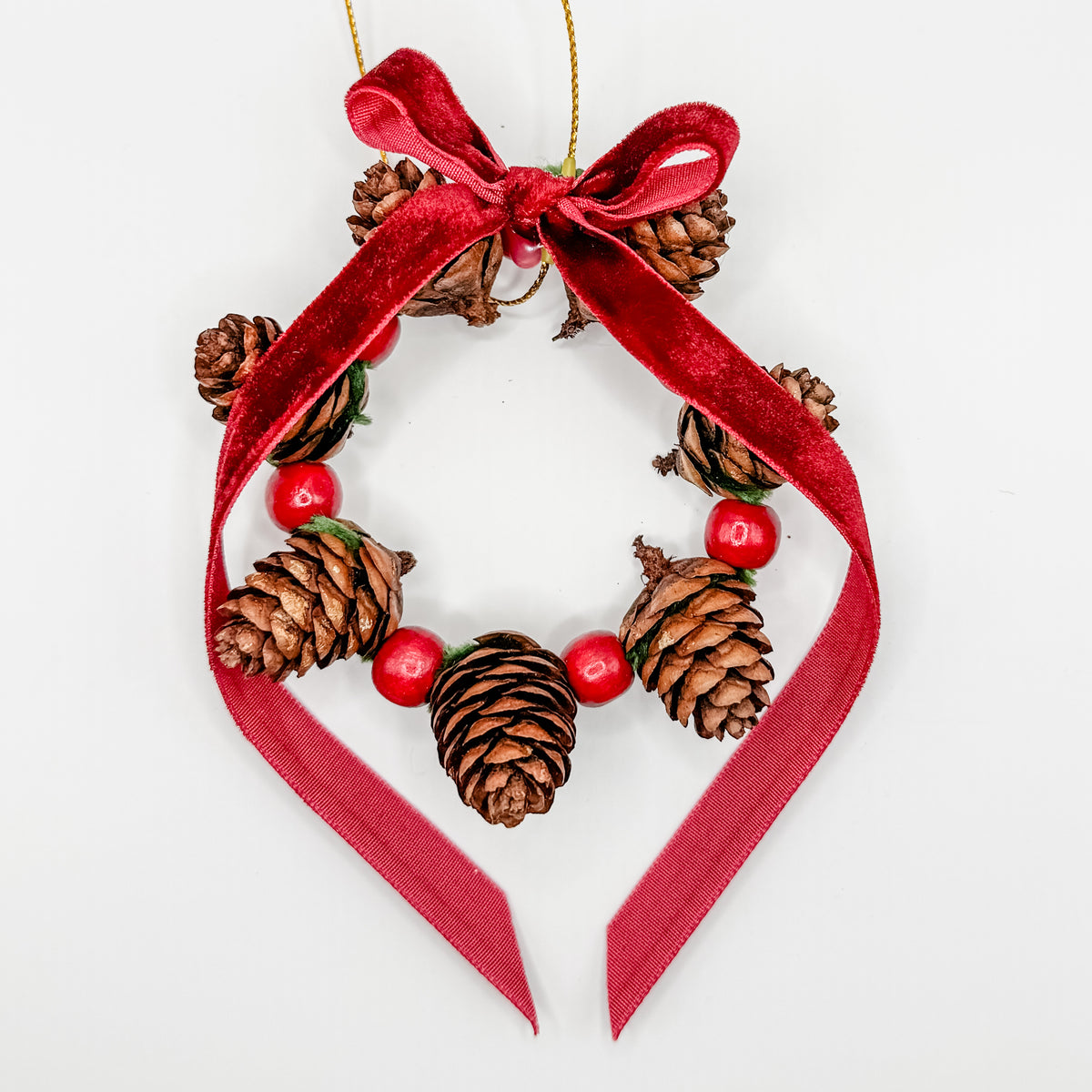 Pine Cone Wreath ornament